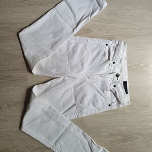 Rag & Bone White Denim Jeans Straigh Leg Size 24